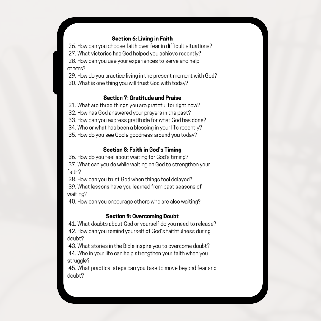 Let Go and Let God Journal | Digital Copy