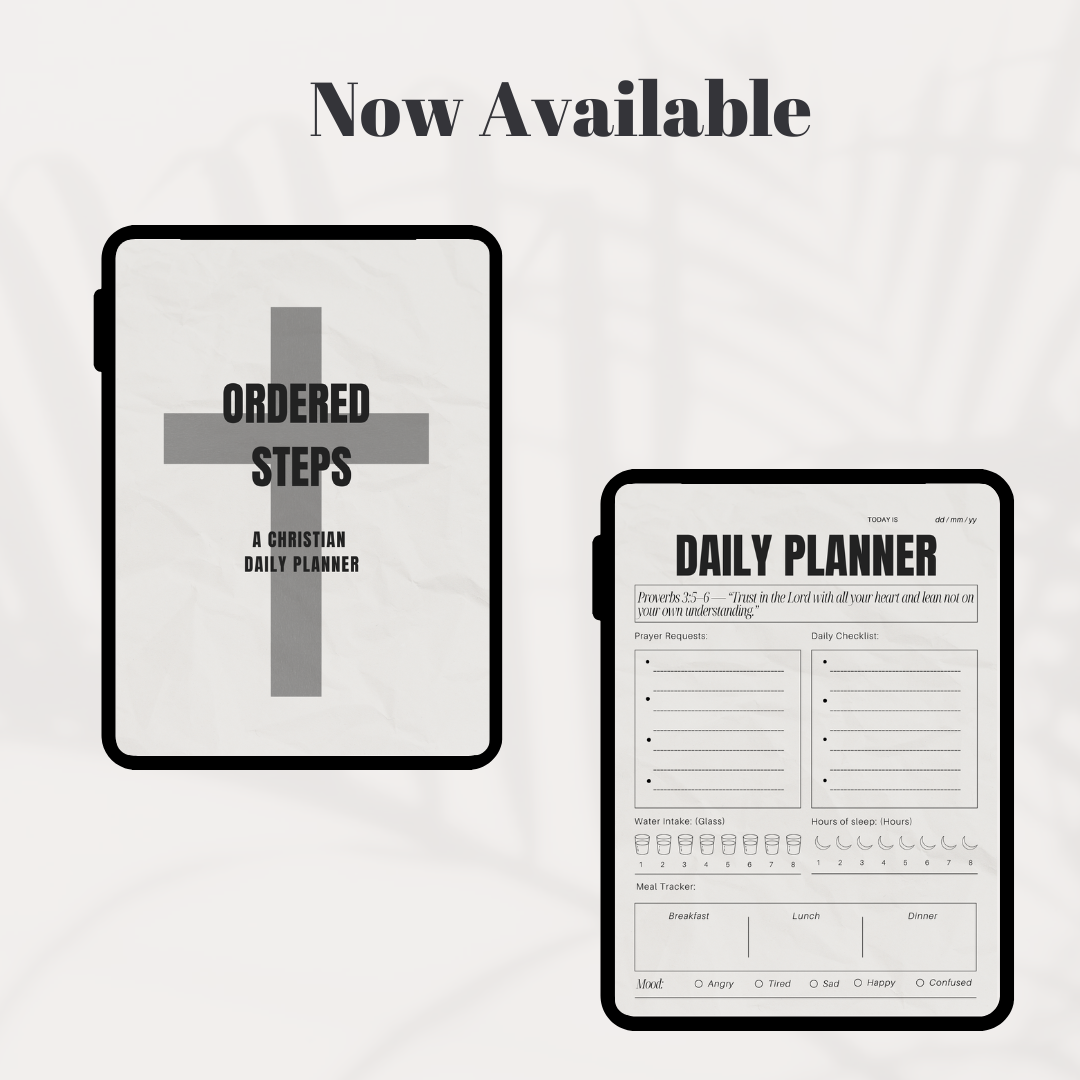 Ordered Steps: A Christian Daily Planner | Digital Copy