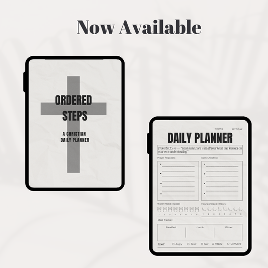 Ordered Steps: A Christian Daily Planner | Digital Copy