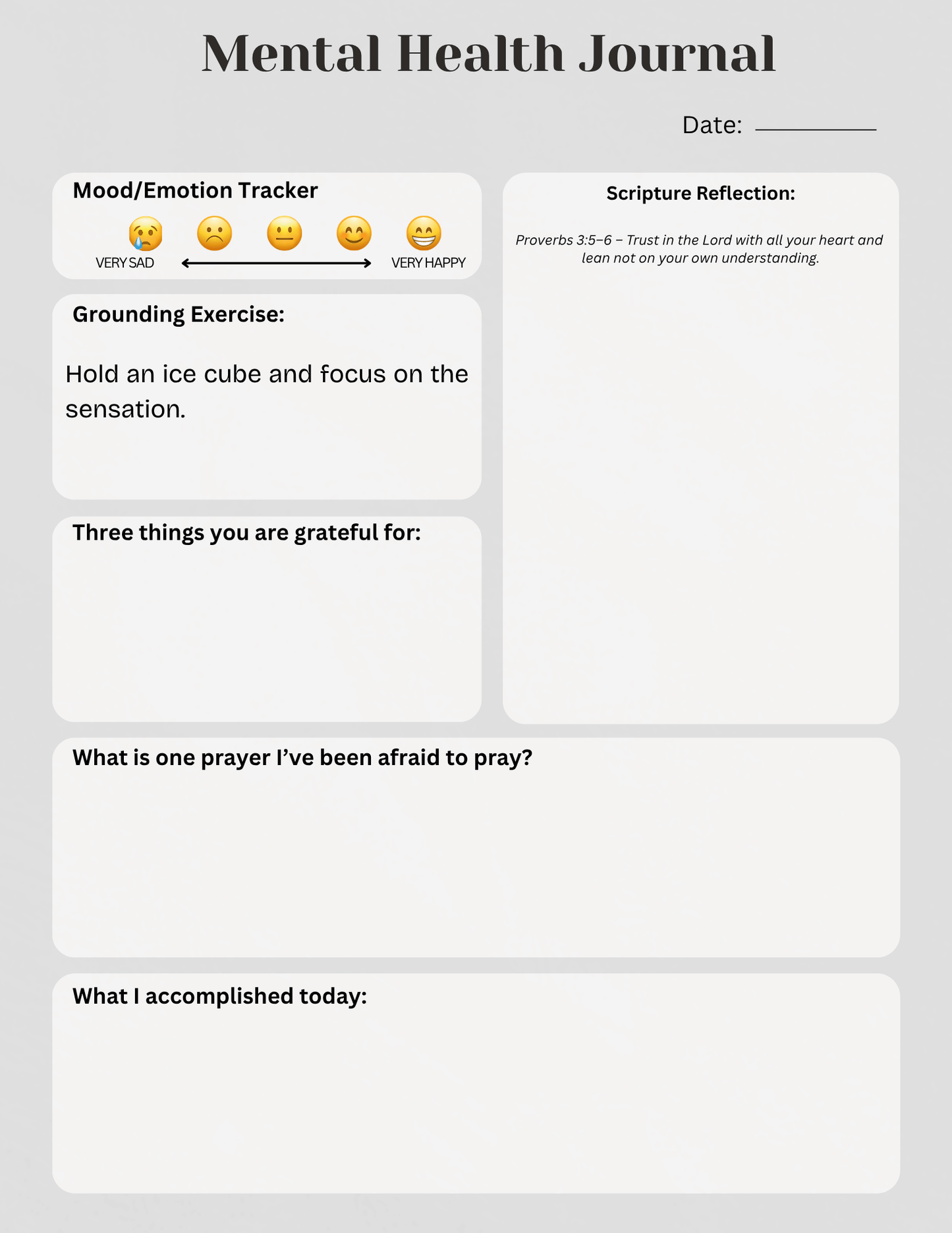 Renew Your Mind: A Christian Mental Health Journal | Digital Copy