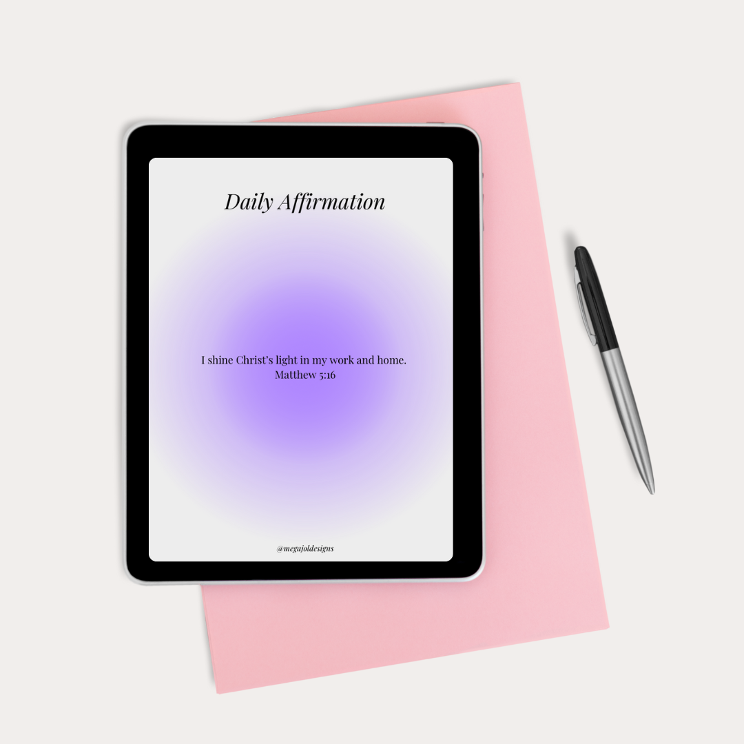 Speaking Life: 100 Daily Christian Affirmations | Digital Copy