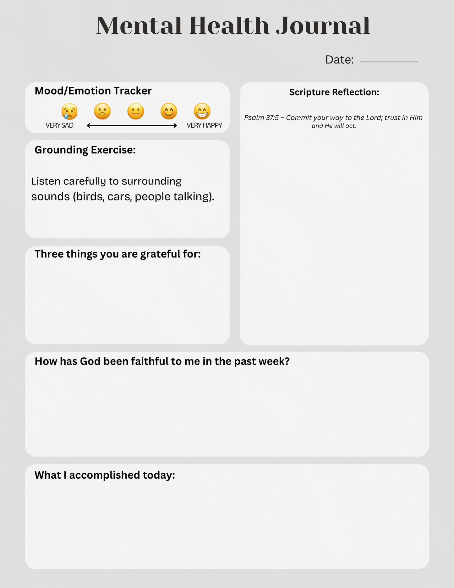 Renew Your Mind: A Christian Mental Health Journal | Digital Copy