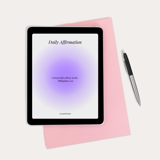 Speaking Life: 100 Daily Christian Affirmations | Digital Copy