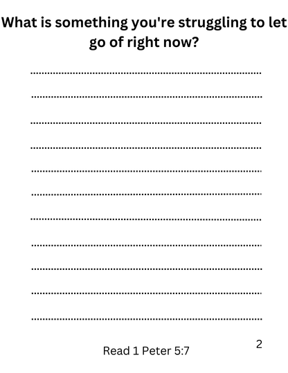 Let Go and Let God Journal | Digital Copy