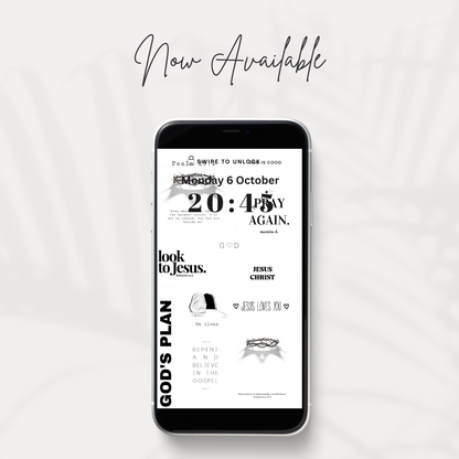 Rooted in Christ: Christian Wallpaper Pack | Digital Copy